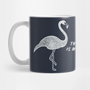 Flamingo - This Planet Is My Home Too - meaningful flamingo design Mug